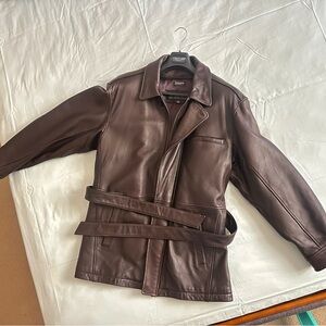 Wilson’s brown thinsulate leather jacket